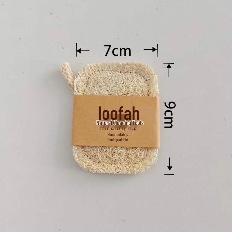 Natural Loofah Pulp Dishwashing Cloth and Scouring Pad