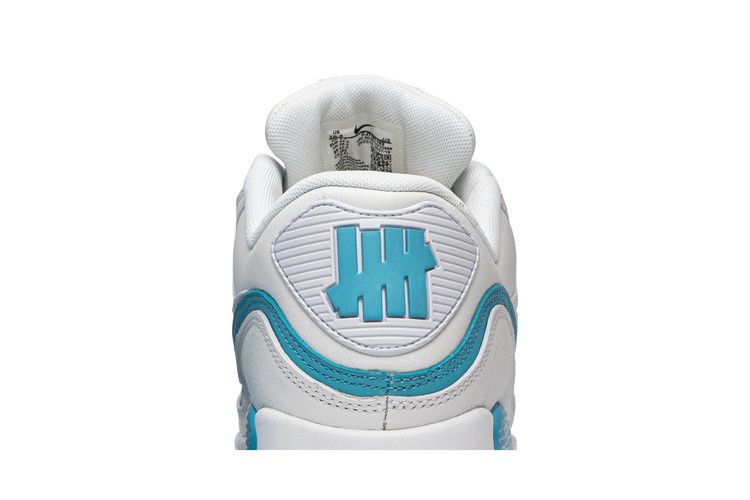 Мужские кроссовки Nike Air Max 90 Undefeated White Blue Fury Белый/Синяя ярость