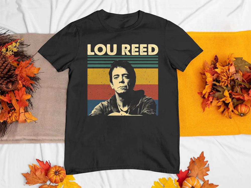 РАСПРОДАЖА Мужская футболка Lou Reed Черная хлопковая футболка Все размеры S-5XL Унисекс футболка