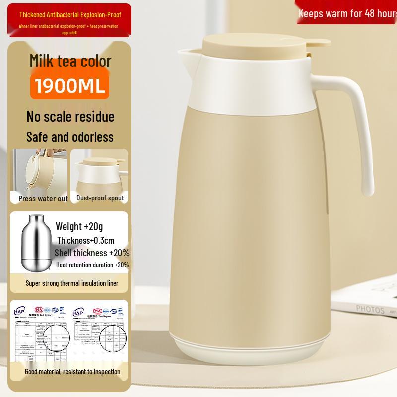 2026 Large Capacity Insulated Water Bottle and Warm Pot