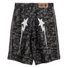 Adidas X BAPE Джинсовые шорты с акулой Черные Унисекс Низ KF4917