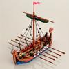 MOC Средневековый корабль викингов 463 детали Морское приключение Навигационный катер Строительные блоки Образовательный Набор детских кубиков Игрушка Подарок взрослому