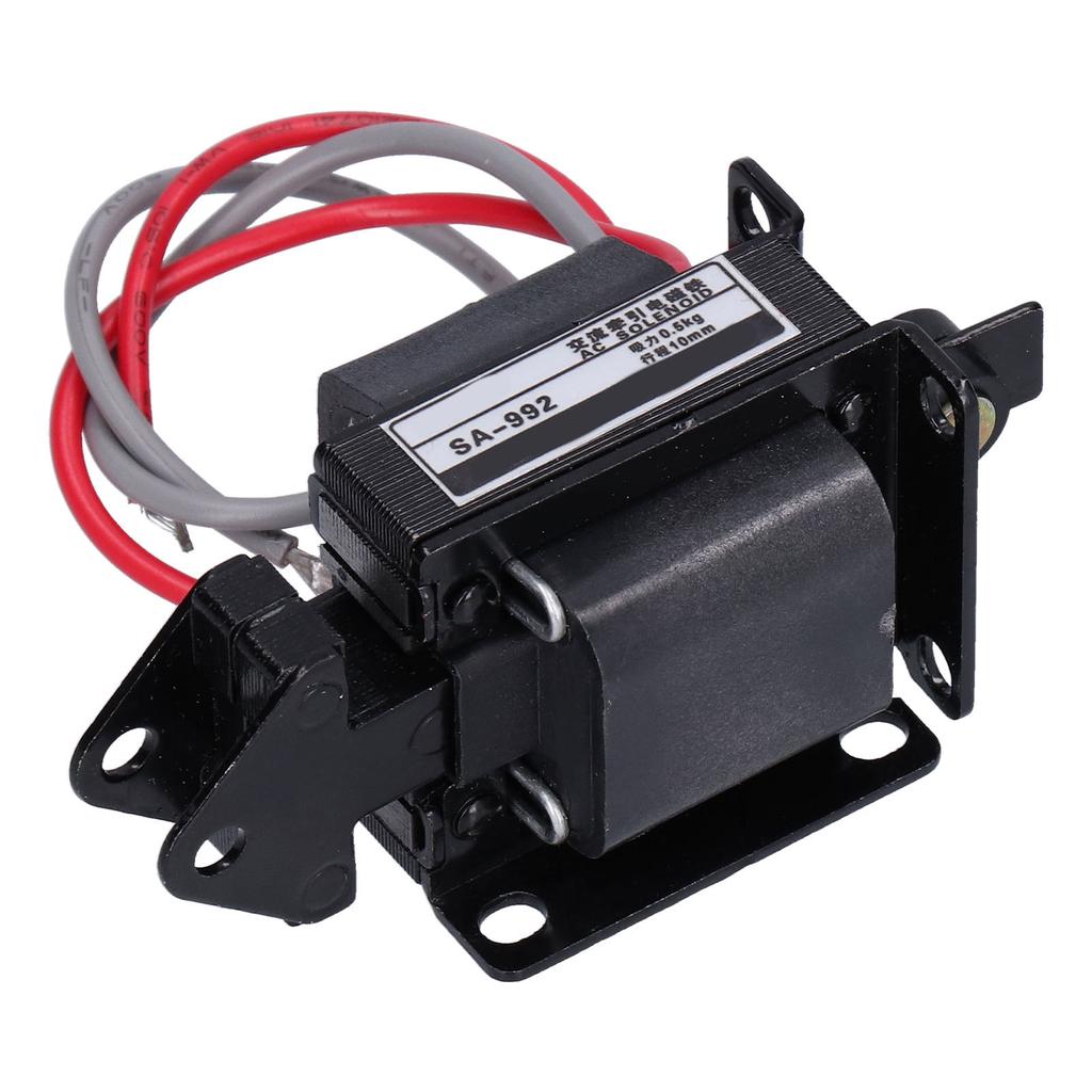 BERM Push Pull Electromagnet Traction Solenoid 0.5KG Suction 10mm Stroke SA?992 AC220V