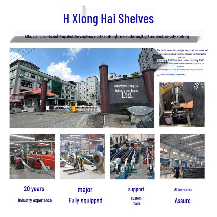 High-Capacity Industrial Multi-Layer Beam Racking System