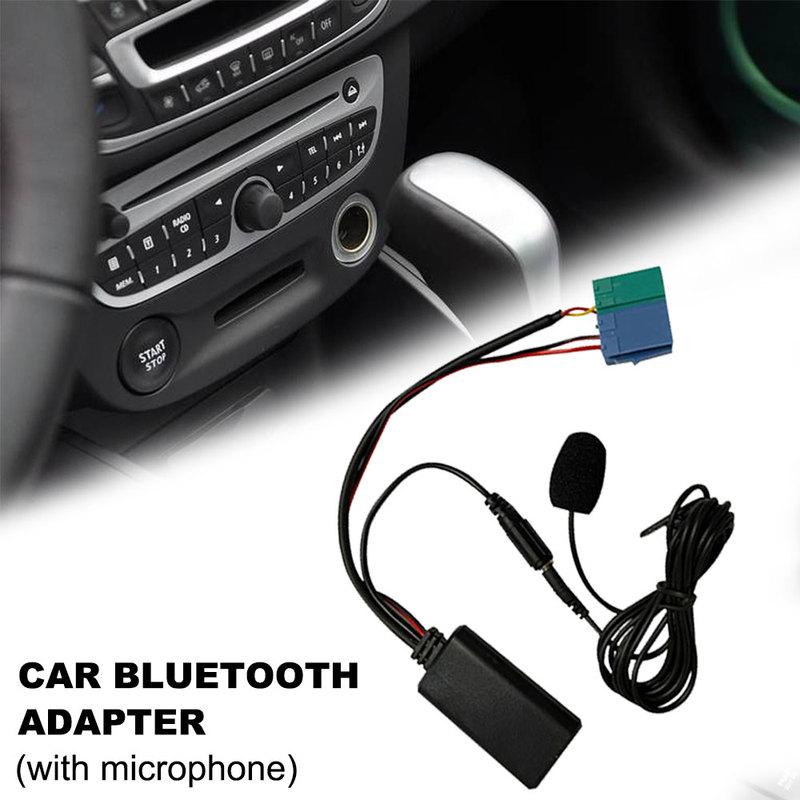 Автомобильный модуль Bluetooth AUX аудиокабель адаптер микрофон Handsfree MINI ISO 6Pin AUX кабель для Renault Updatelist Radio 2005-2011