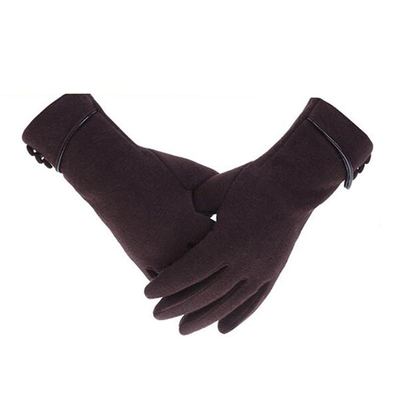 Women Plush Gloves Autumn Winter For Fitness Mujer PhoneTouch Screen Wrist Mittens Heated Gloves
