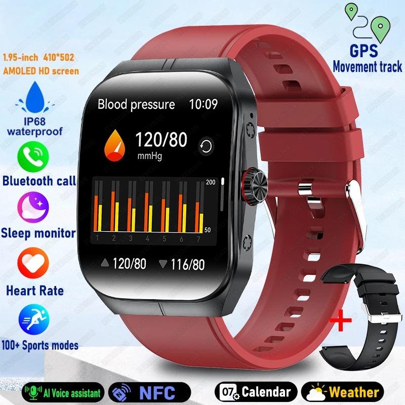 Новый HD экран ДляWatch 4 Pro Спортивные Умные Часы Мужские GPS Трек Водонепроницаемые Bluetooth Звонки NFC Умные Часы