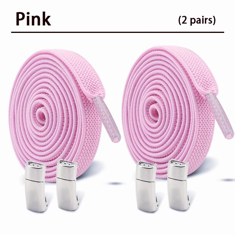 2 пары новых магнитных шнурков без завязок, эластичные шнурки, кроссовки, шнурки без завязывания, детские, взрослые, широкие шнурки, аксессуары для обуви