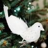 Подвеска с имитацией птицы, рождественская елка, подвесное украшение из пенопласта, перо птицы для праздничного украшения дома