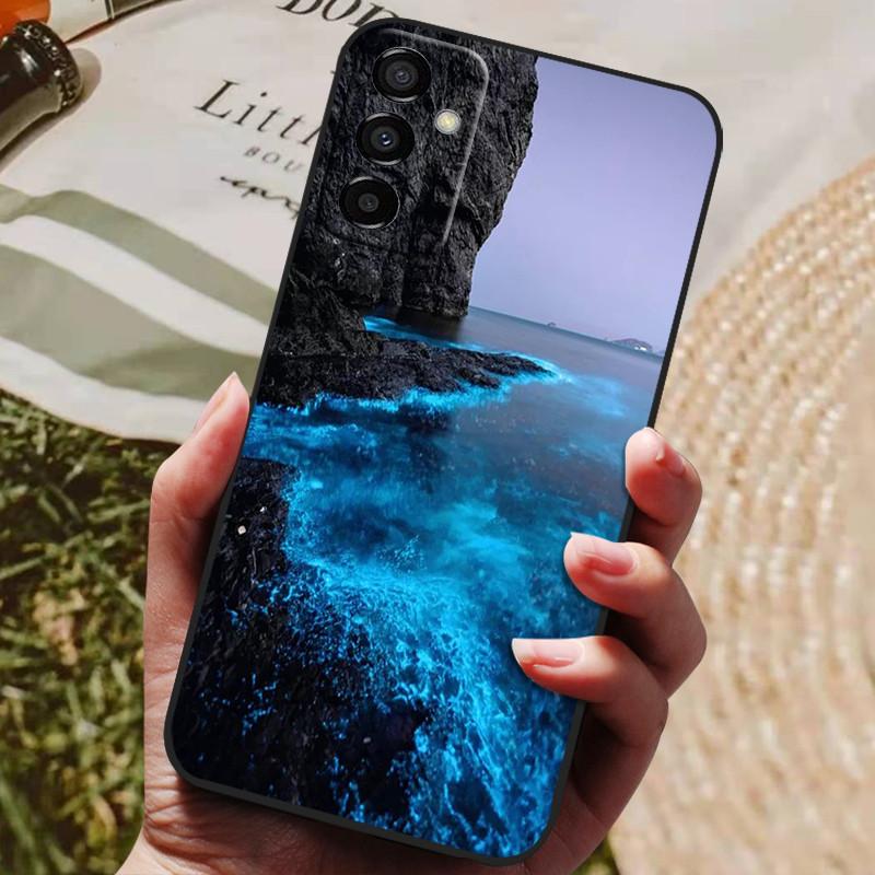 For Samsung F13 4G Case SM-E135F TPU Soft Silicon Back Cover for Samsung Galaxy F13 Camera Protective Phone Case Black Bumper