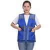 Mesh Safety Vest Sleeveless Style See-through Vest Men Women V-neck Vest  Summer Season
