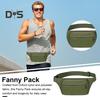 Унисекс поясная сумка для телефона эластичный регулируемый поясной ремень с несколькими отделениями на молнии уличная беговая велосипедная поясная сумка