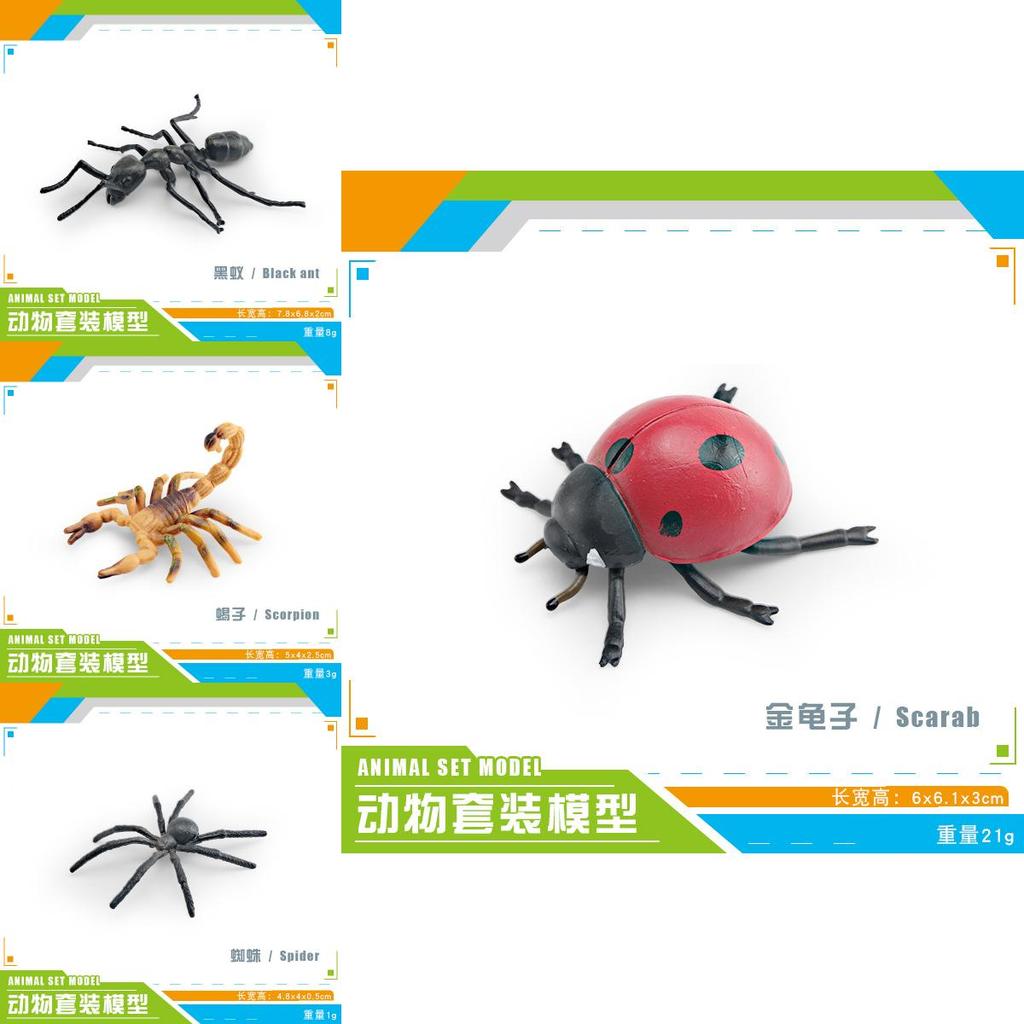 Модели животных Паук Скорпион Муравей Для Детей ПВХ Образовательный Декор Подарок Для Класса Или Дома