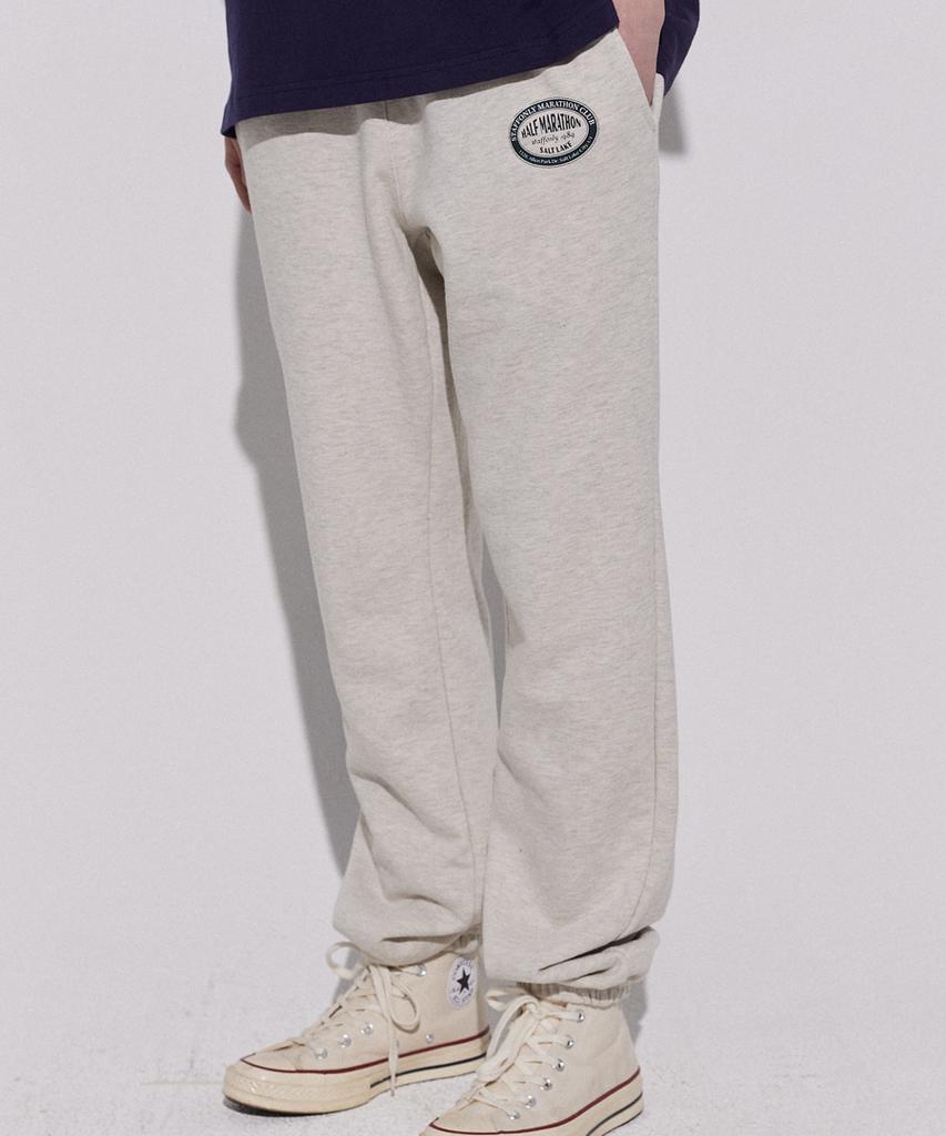 STAFFONLY Circle Sweatpants (Melange Ivory)
