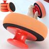 6Pcs Handle Car Wax Wash Polish Pad Car-Styling Polisher Power Handle Waxing Sponge Microfiber Sponge Car Cleaning Cloth