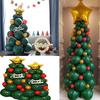 43/59pcs Xmas Foil Balloon Merry Christmas Decor Christmas Tree Balloon Set