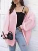 European & American Women's Mid-Length Casual Knitted Sweater Cardigan - Loose Fit
