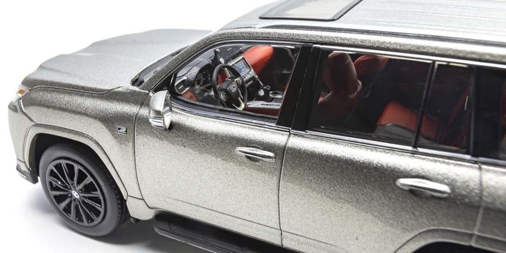 Kyosyo Original Lexus LX 600 F SPORT Titanium Только автомобиль Завершенный продукт 1/43 (Соник Ф/Экспорт LHD)