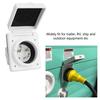 125V 30A RV Marine Power Cord Twist Electrical Lock White Inlet with Waterproof Cover