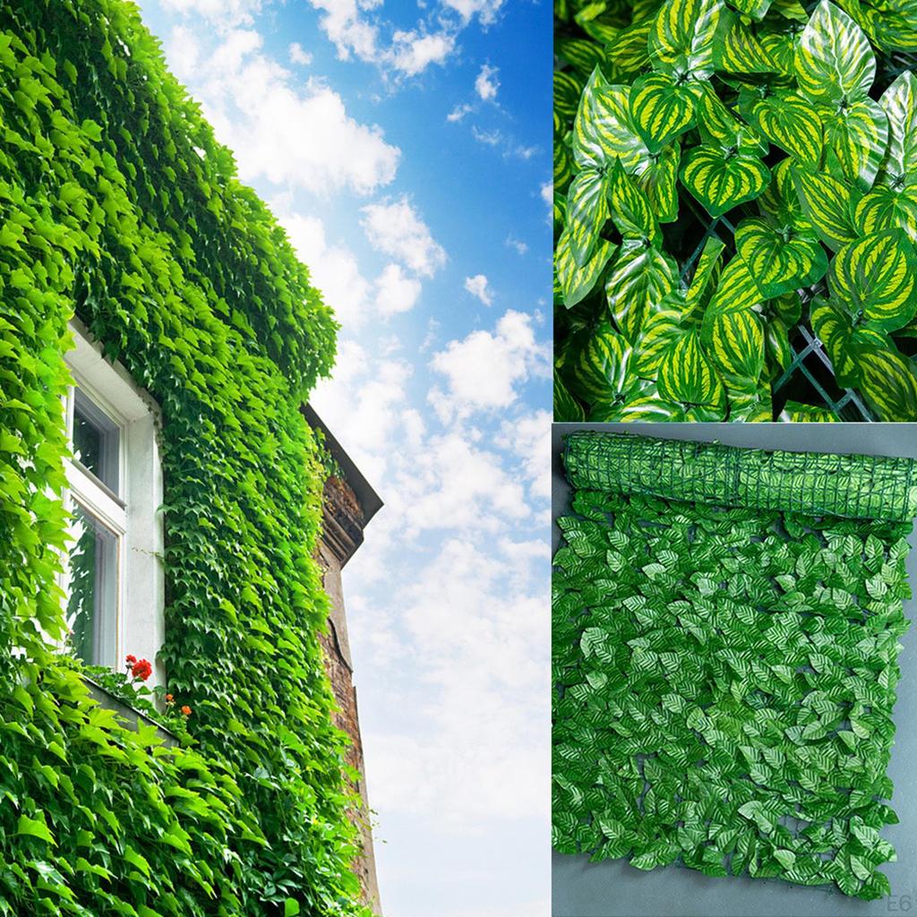 118-дюймовая искусственная панельная топиарная живая изгородь, экран конфиденциальности, подходящий для улицы, помещения,