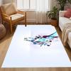 Dynamic Soccer Player Artwork Carpet Suitable for Balcony Decorate room Kitchen Playrooms Antislip Carpet Decorate Offices Wedding Party Gift
