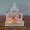 Love House Candlesticks Resins Moulds DIY House Candle Holder Silicone Molds Castings Moulds for Table Home Decorations