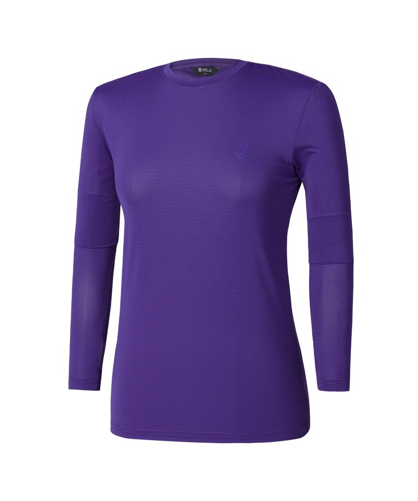 2ELA Fingerhole Women'S Ice Queen Cooling Round Long Sleeve T-Shirt 6 Colors (Type B)