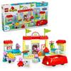 LEGO Duplo Peppa Pig Supermarket Treats Toys Present Birthday Blocks Educational Christmas Boys Girls Children 1 and a Half Years Old 2 Years Old 4