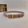 Genuine Leather Belt For Women With Metal Buckle Perfect For Daily Dress Up