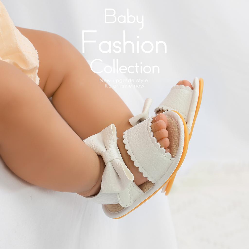 MYGGPP Summer Baby Sandals Baby Shoes Toddler Shoes Bow Shoes