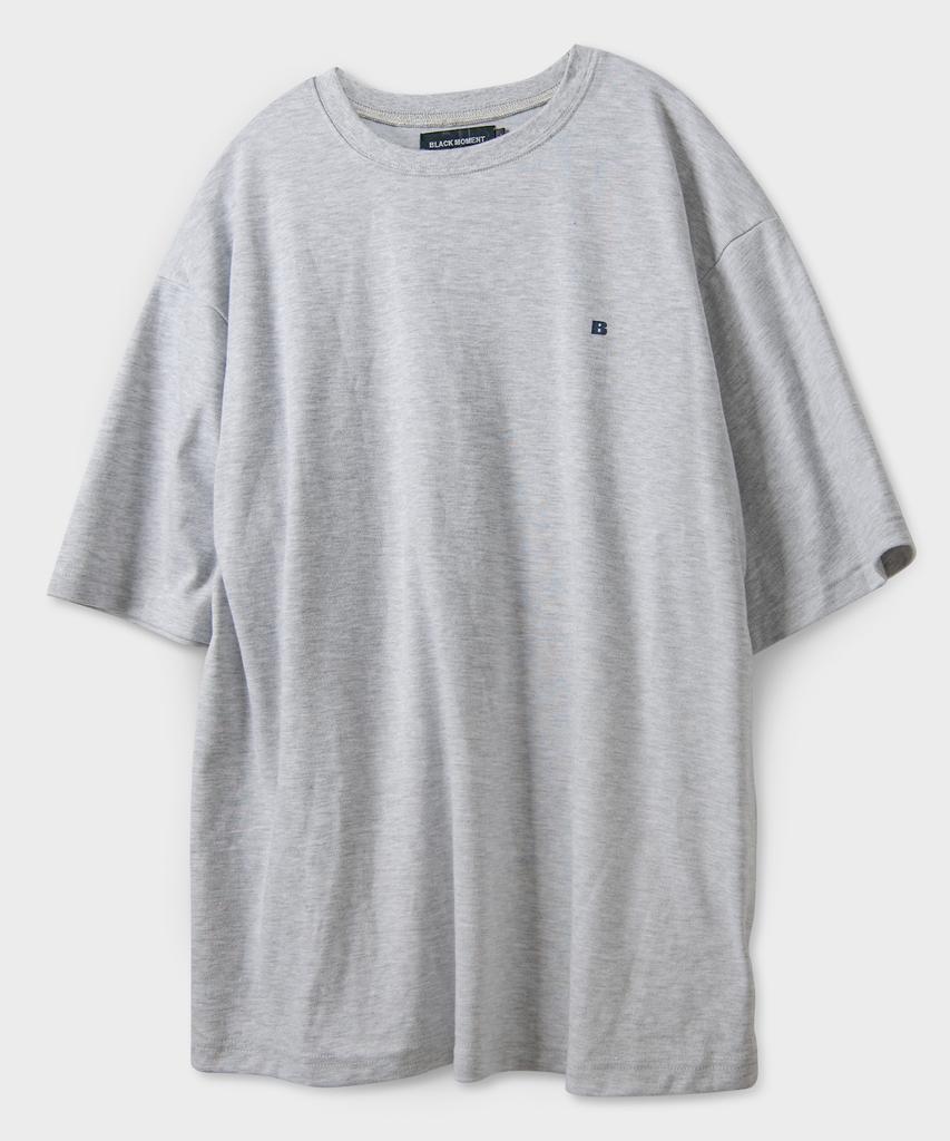 BLACK MOMENT [Waterproof] Loose Fit Lettering Round Short Sleeve T-Shirt 10 Colors