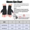 1 Pair of Compression Arthritis Gloves Women Men Joint Pain Relief Half Finger Support Treatment Wrist Support