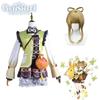 Yaoyao Impact Genshin Cartoon Cosplay Show Costume Game Female Role Suit Play