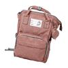 Diaper Backpack Large Capacity Waterproof Multi Pockets Travel Mummy Bag for Outdoor Pink Oxford Cloth