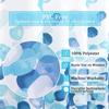Shower Curtain Watercolor Blue Gradient Dot Print Waterproof Polyester Bath Curtain, Modern Abstract Bathroom Decor With Hooks