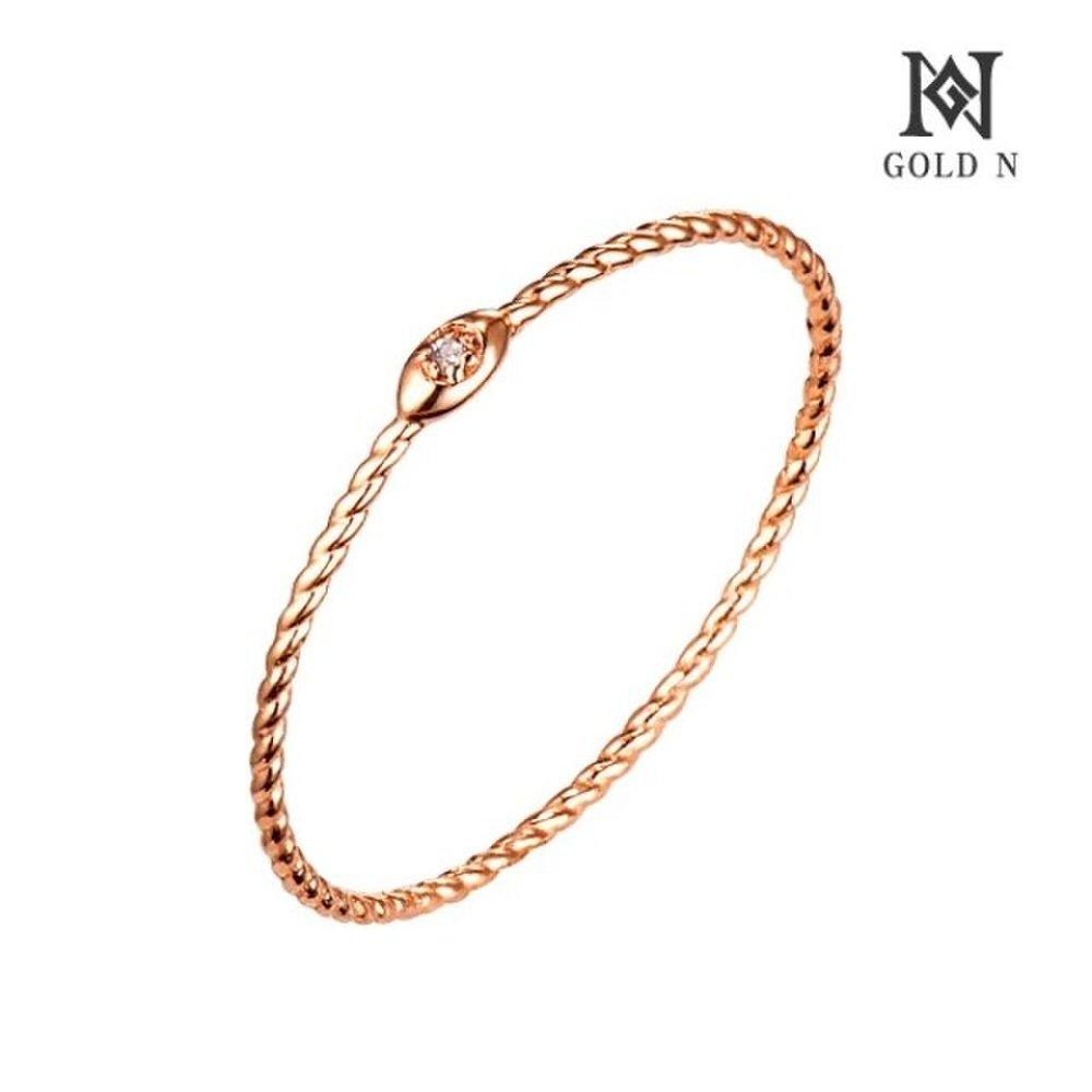 [ Goldgoldn] 18K String Stone Ring