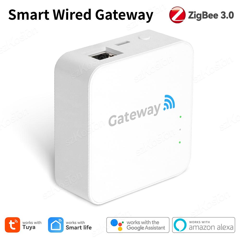 Tuya Smart Life ZigBee 3.0 Wired Gateway Hub APP Голосовое управление Умный дом Мост Автоматизация дома Работает с Alexa Google
