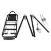 Rear Bike Rack Cargo Rack 154lb Load Aluminium Alloy Touring Carrier for V Brake Disc Brake MTB