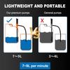 Portable Electric Oil Extractor Pump Battery Power Fuel Pump Handheld Liquid Fuel and Water Transfer Pump Tools with A Gun Mouth