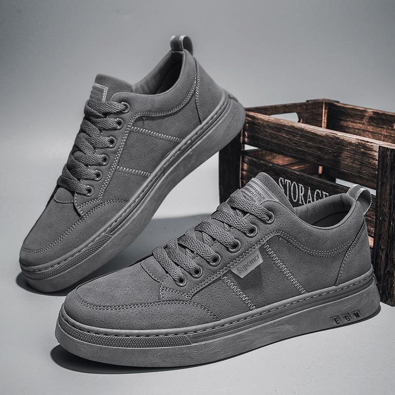 Men's Shoes 2026 New Spring Work Safety Anti-slip Versatile Casual Sports Sneakers for Men Lace Designer Board Shoes Male