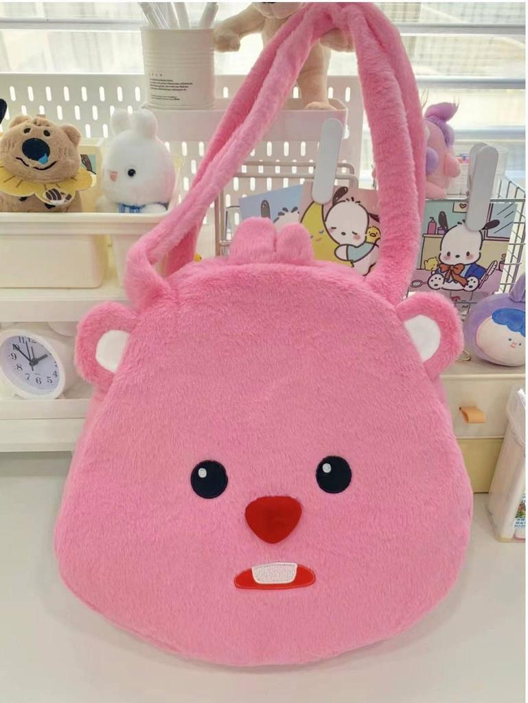 Themed Backpack Loopy Anime Peripheral Handbag Plush Toy Cute Doll Cartoon