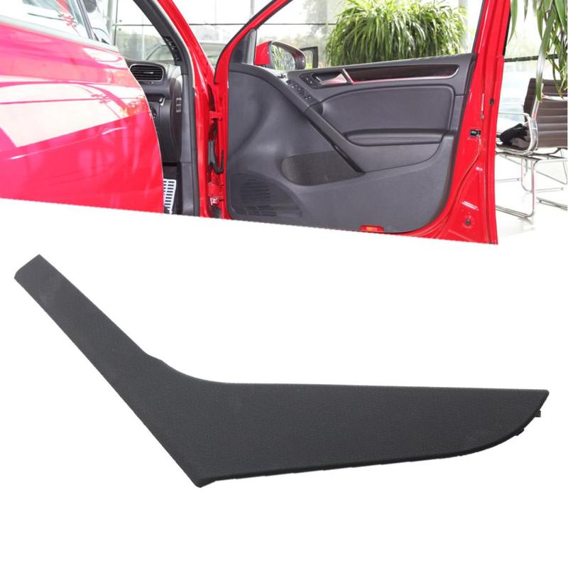 Matte Black Car Front Right Interior Door Pull Handle Cover Trim ABS Fit for VW Golf 6 MK6 2009 2010 2011 2012 2013 5K4868040A