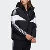 adidas Neo Colorblock Stripe Sport Пуховик с капюшоном Мужские куртки Черный H45243