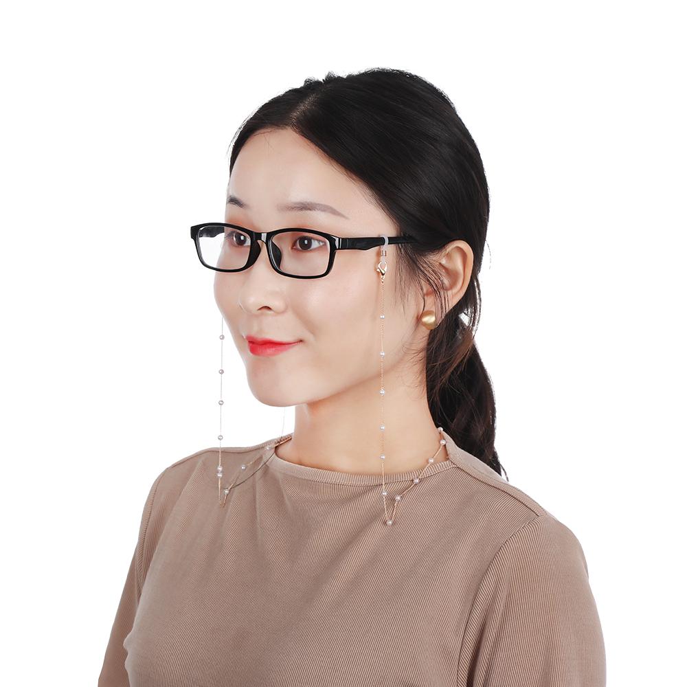 Pearl Beads Reading Glasses Eyeglass Lanyard Glasses Chain Glasses Necklace Eye Wear Accessories