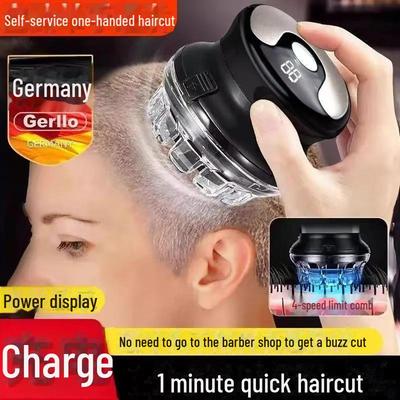 Men's Electric Hair Clipper: UFO Digital Display for Home Use, Self-Service Shaving, Kids & Adults.