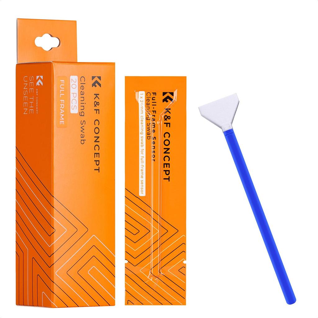 Concept Sensor Cleaning Swab for Full Size Sensor 20pcs 24mm Cleaning Swab for Sensor Cleaning Stick Maintenance Supplies Care Cleaning Supplies