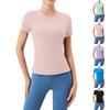 Майки для тренировок, рубашки с открытой спиной для йоги, свободный крой, спортивный спортивный топ с рукавами