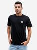 MyStars Good Wines Men's Black Short Sleeve T-Shirt L