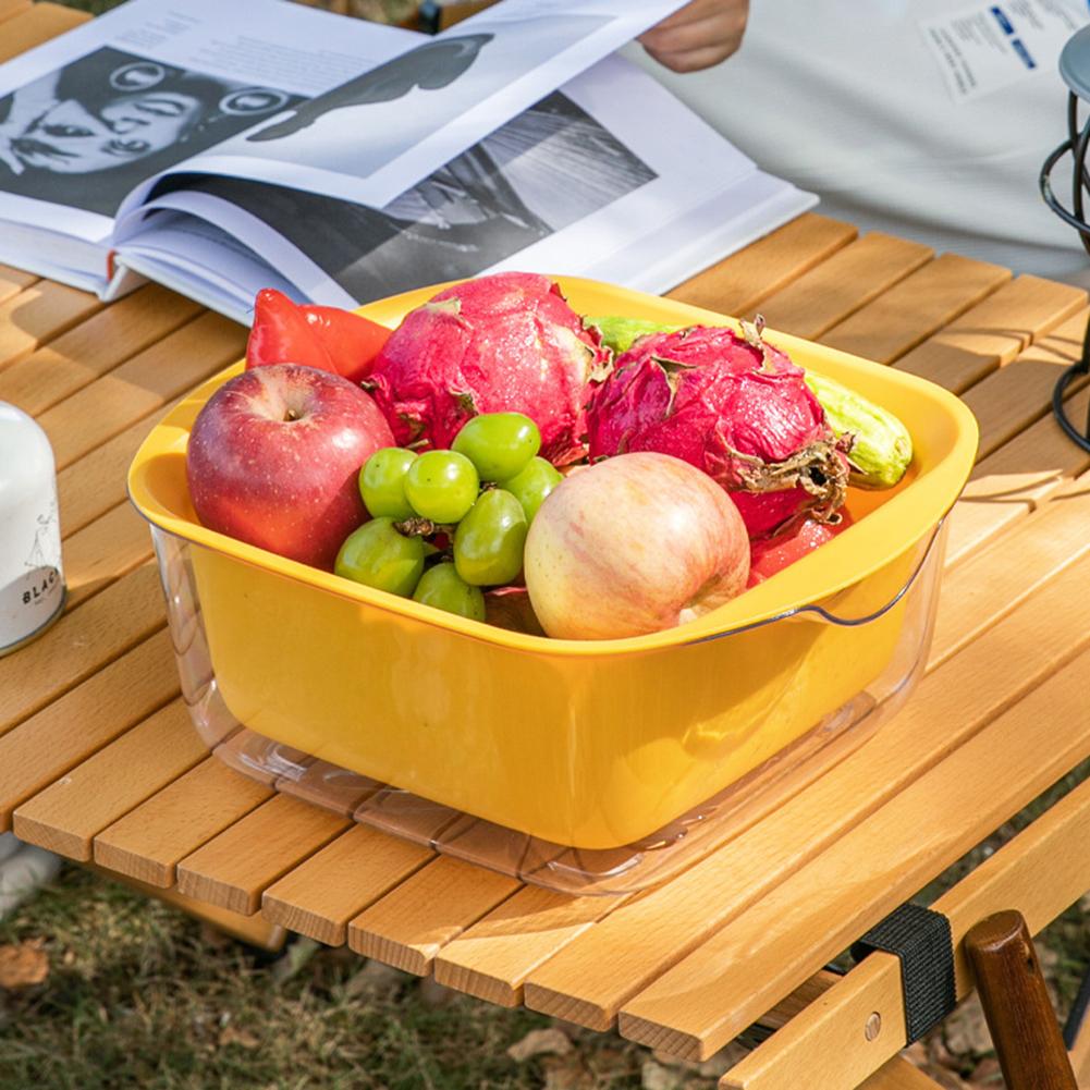 Кухонная корзина для мытья, разделенная на 4 отделения, для кухонного использования