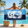 Coventry City Football Beach Towel Soft Microfiber Summer Towel Quick Dry Absorbent Towel for Beach Swimming Pool Travel